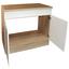 Spülenunterschrank Andy B:100 cm Eiche Dekor,weiß - Eichefarben/Weiß, Basics, Holzwerkstoff (100/90/60cm) - Xora Spülenunterschrank Andy B:100 cm Eiche Dekor,weiß - Eichefarben/Weiß, Basics, Holzwerkstoff (100/90/60cm) - Xora