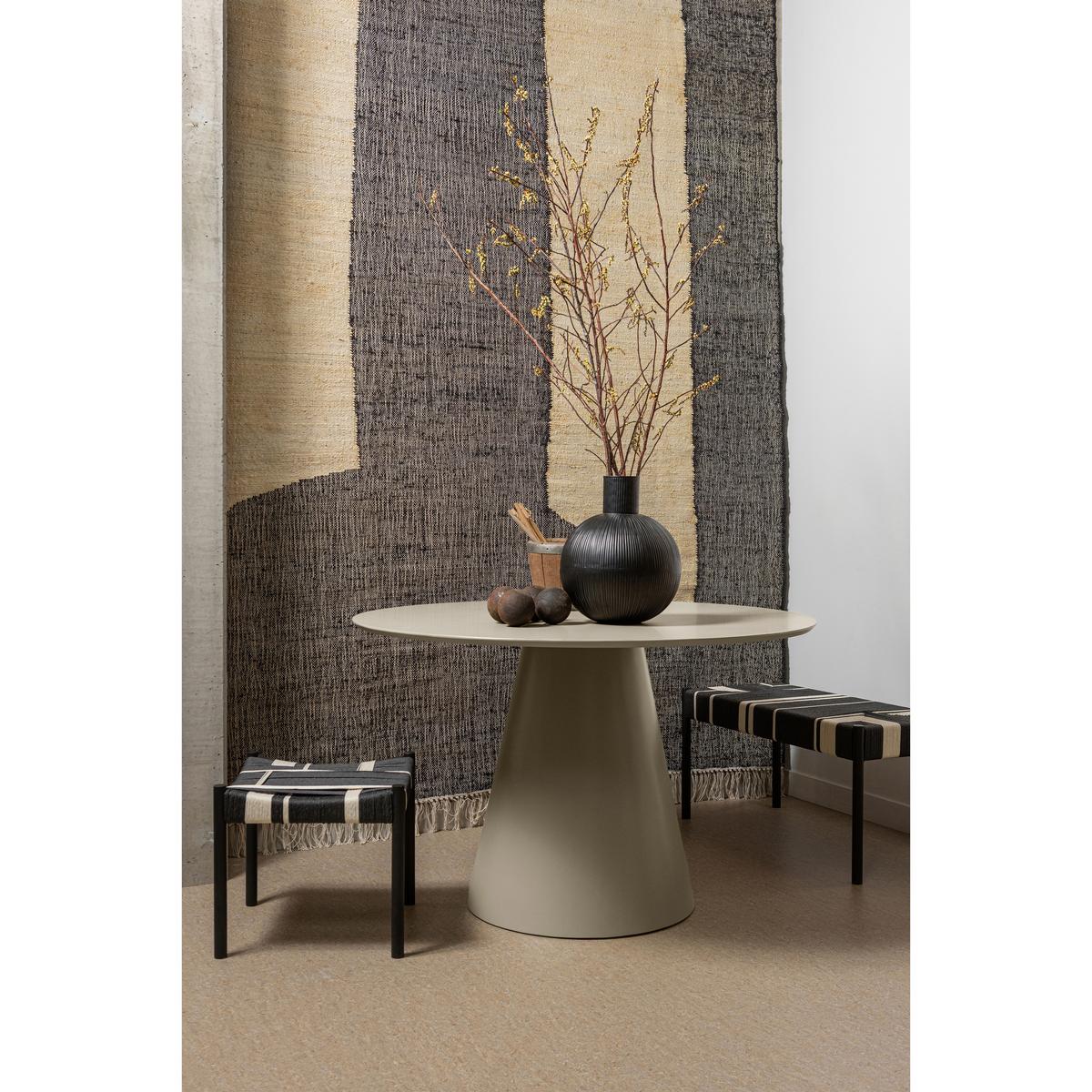 Esstisch Jorre Beige L: 120 Cm - Beige, Design, Holzwerkstoff (120/120/76cm) - Livetastic