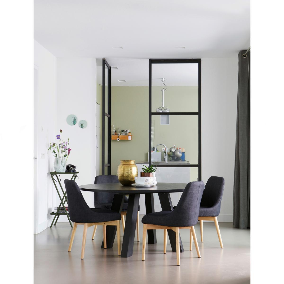 ESSTISCH Rhonda Schwarz L: 150cm - Schwarz, MODERN, Holz (150/150/75cm) - Livetastic