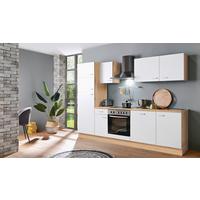 Küchenblock Artisan-Classic - Weiß/Eiche Artisan, KONVENTIONELL, Holzwerkstoff (270cm) - Menke