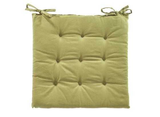 Sedací Polštář Lola -based- -top- - zelená, textil (40/40/2cm) - Based Sedací Polštář Lola -based- -top- - zelená, textil (40/40/2cm) - Based