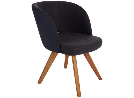 Stuhl Jan - Eichefarben/Grau, KONVENTIONELL, Holz/Textil (55/84/57cm) - James Wood Stuhl Jan - Eichefarben/Grau, KONVENTIONELL, Holz/Textil (55/84/57cm) - James Wood