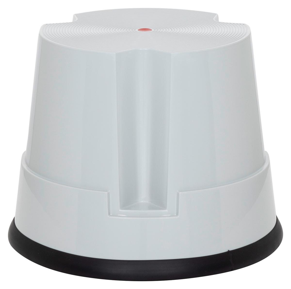 Tritthocker Tio-S Grau - Grau, MODERN, Kunststoff (39/32/39cm) - MID.YOU