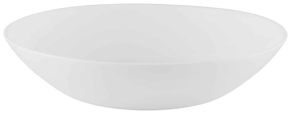 Suppenteller Olivia - Weiß, Basics, Glas (20cm) - Ondega