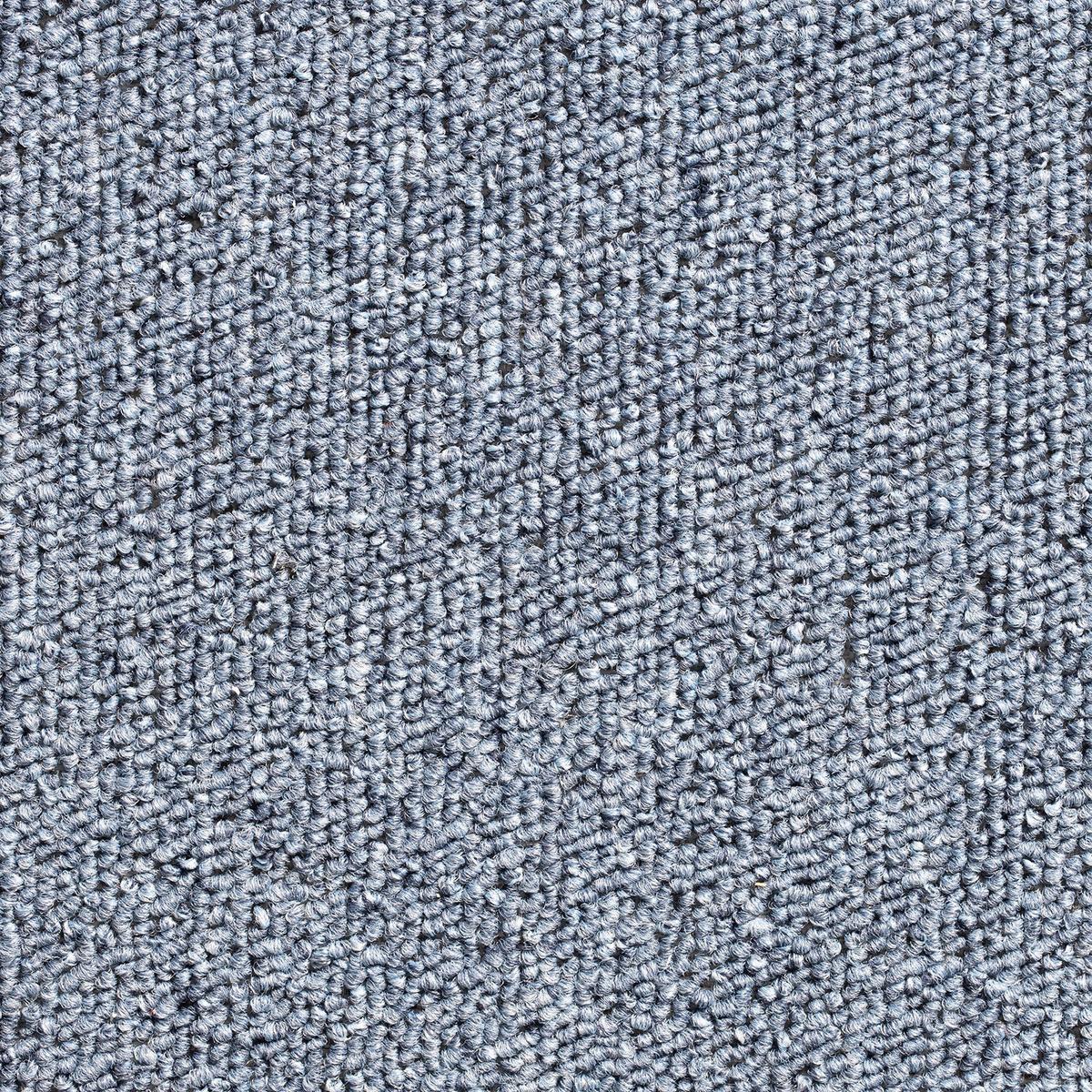 Teppichfliese Hellblau Astra 50x50 Cm Florhöhe 3 Mm - Hellblau, Basics, Textil (50/50cm)
