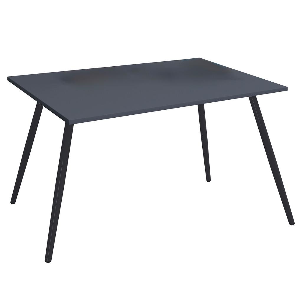 Schreibtisch Salia schwarz/Eichefarben, L: 110cm