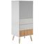 Komoda Evlyn - farby borovice/sivá, Moderný, kov/drevo (55/136/45cm) - Modern Living Komoda Evlyn - farby borovice/sivá, Moderný, kov/drevo (55/136/45cm) - Modern Living