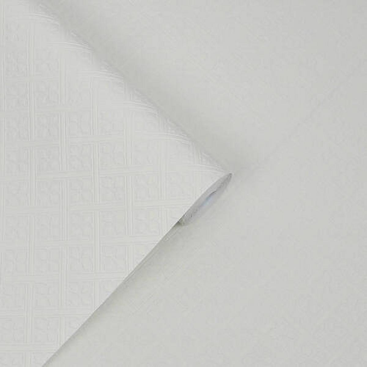 Vliestapete Mr Jones Paintable - Weiß, Basics, Papier/Kunststoff (52/1005cm)