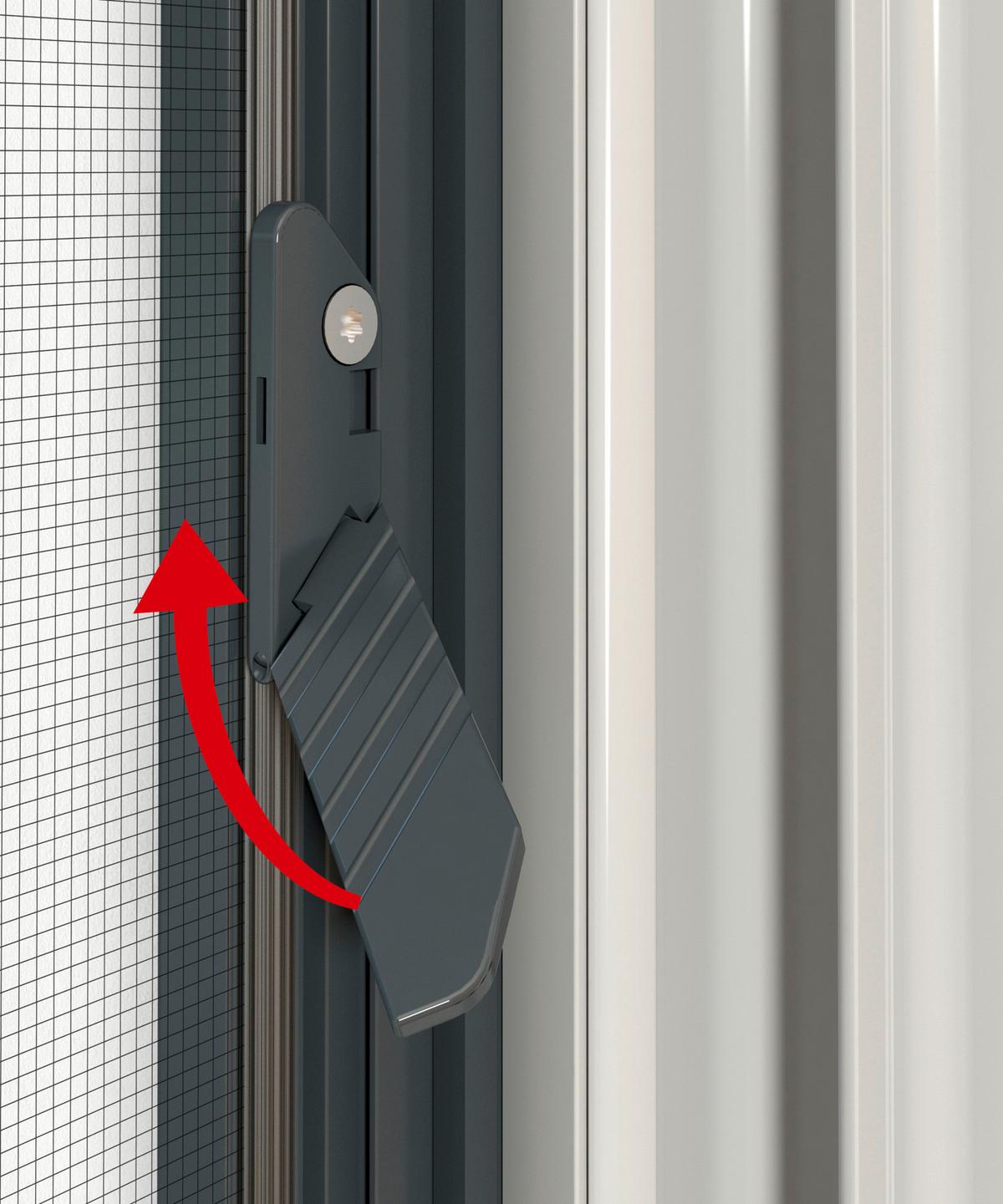 Fliegengitter Fenster 100x120 cm Anthrazit - Anthrazit, Basics, Metall (100/120cm)