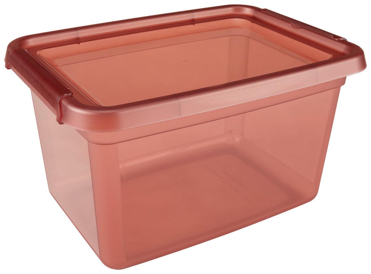 Aufbewahrungsdose Anita - Blau/Schwarz, Basics, Kunststoff (28/38/22,5cm) - Luca Bessoni