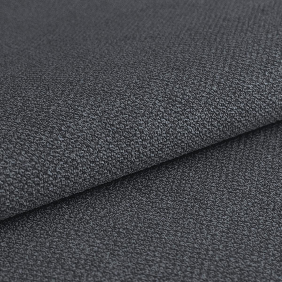 Ecksofa Mendoza - Anthrazit/Schwarz, Design, Textil (197/309cm) - Ondega
