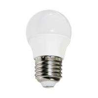 LED žiarovka E27, 6W, 230V - opálová, plast (4.7/8.8cm)