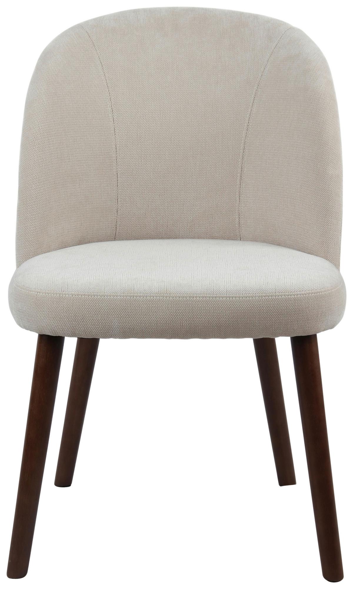 Stuhl Tampere Beige B: 53 cm - Eichefarben/Beige, MODERN, Holz/Textil (53/87/58cm) - Livetastic