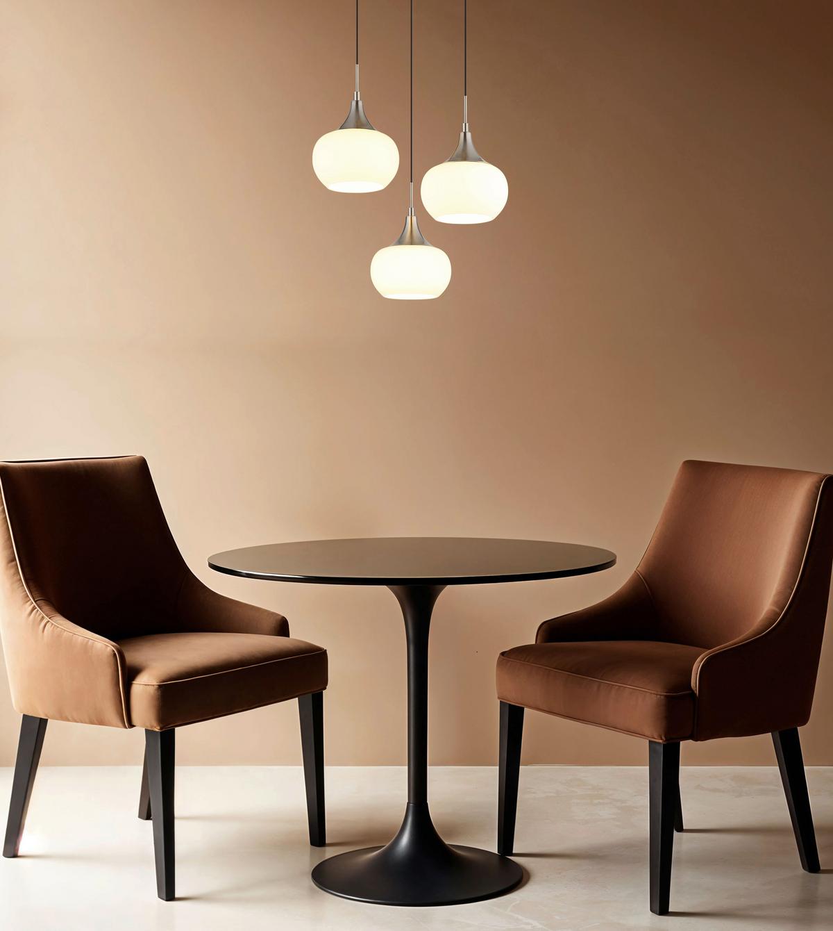 Hängeleuchte Lui 230W, DxH: ca. 37x150 cm - Opal/Schwarz, Design, Glas/Kunststoff (37/150cm) - Globo