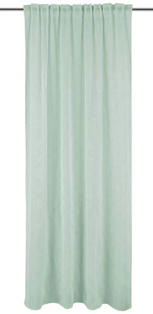 Fertigvorhang Leila - Mintgrün, MODERN, Textil (140/245cm) - Luca Bessoni
