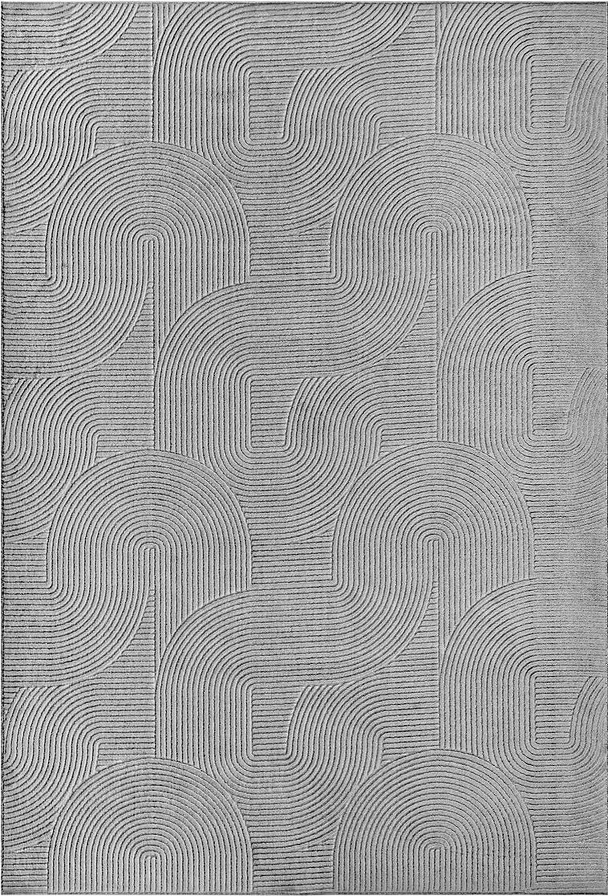 Webteppich, 150x220 cm Dieter - Grau, Basics, Textil (150/220cm) - Luca Bessoni