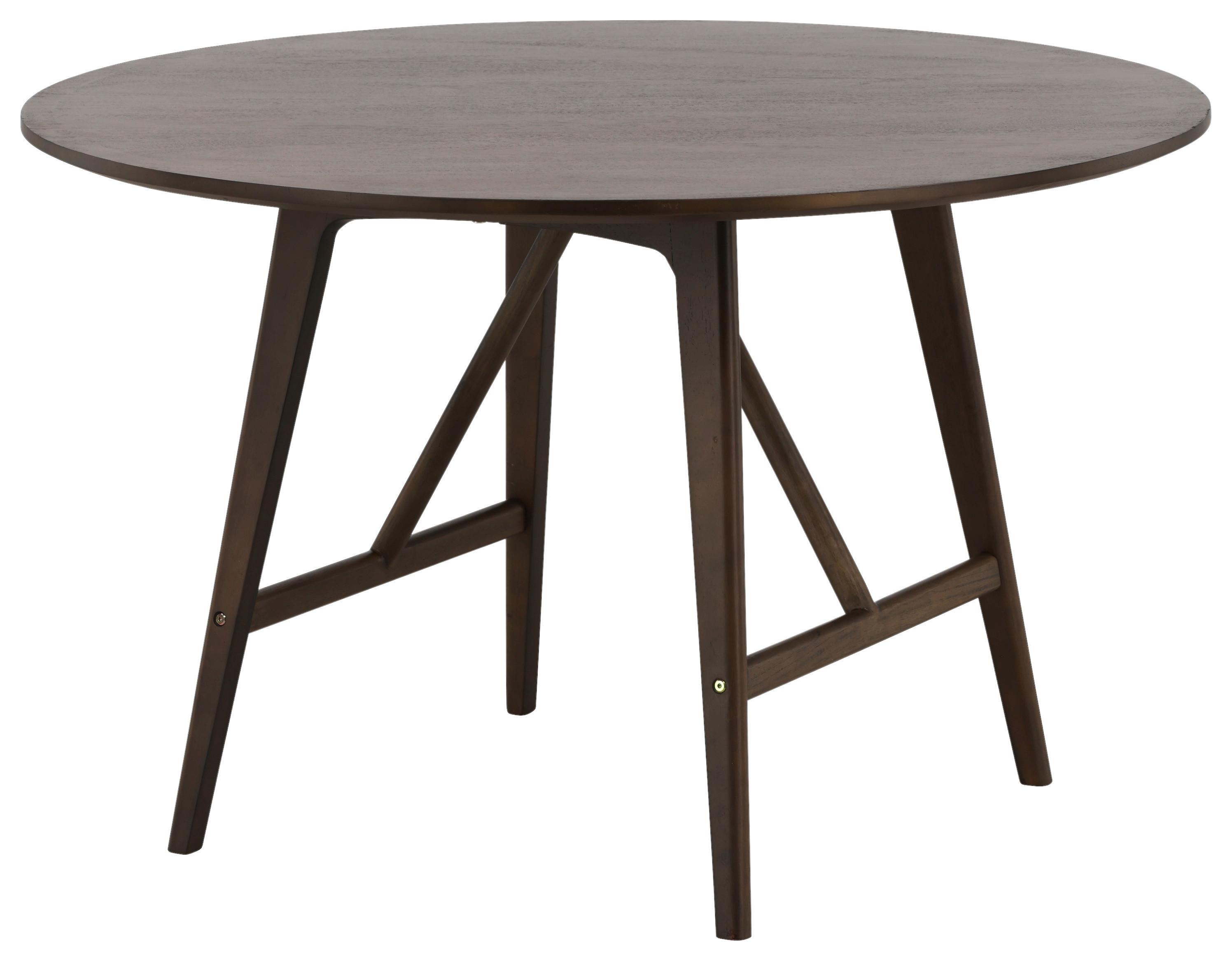 Esstisch Kaseidon - Dunkelbraun, Design, Holz/Holzwerkstoff (100/100/75cm) - Livetastic