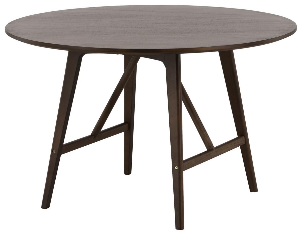 Esstisch Kaseidon - Dunkelbraun, Design, Holz/Holzwerkstoff (100/100/75cm) - Livetastic