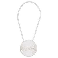 ŘASÍCÍ SPONA JAN - bílá, textil (38cm) - Mömax