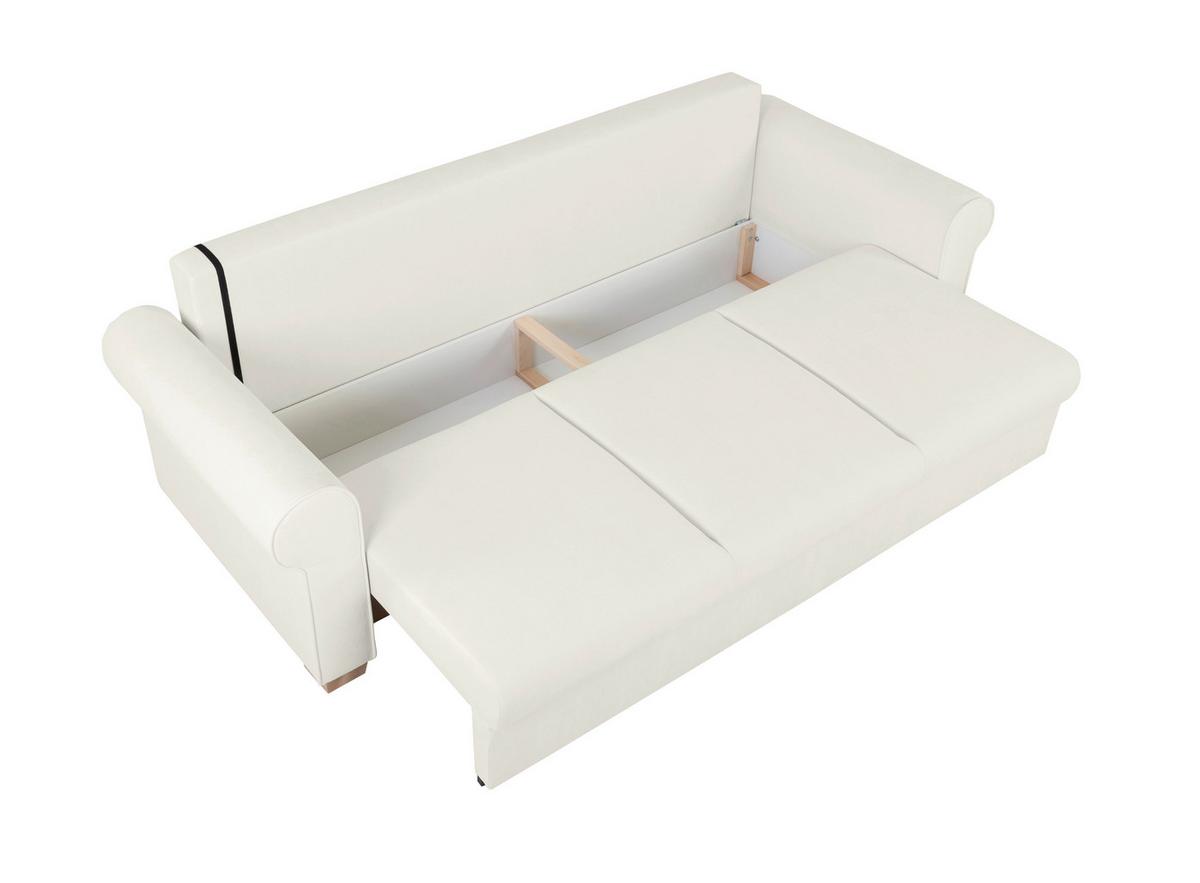 Schlafsofa Arles, Hellgrau 80 B: 240 Cm - Buchefarben/Hellgrau, Design, Textil (240/94/98cm) - MID.YOU