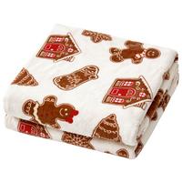 KUSCHELDECKE GINGERBREAD - Braun, MODERN, Textil (140/180cm) - Luca Bessoni