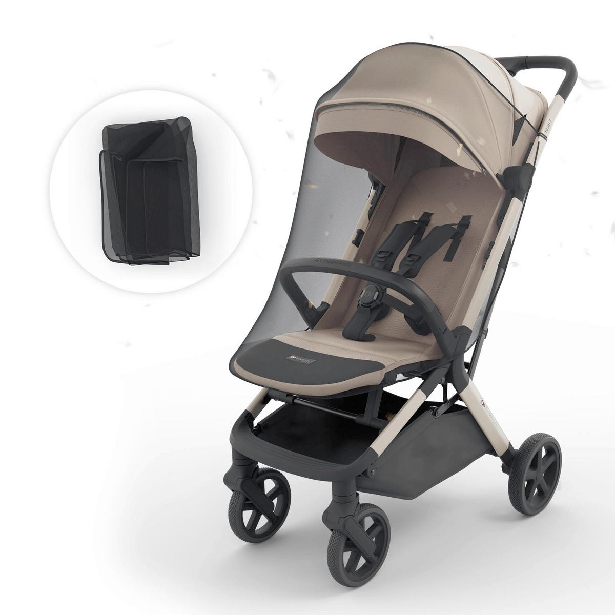 Kinderwagen Beige/Anthrazit - Multicolor, Basics, Kunststoff/Textil (68,5/53/106,5cm) - Kinderkraft