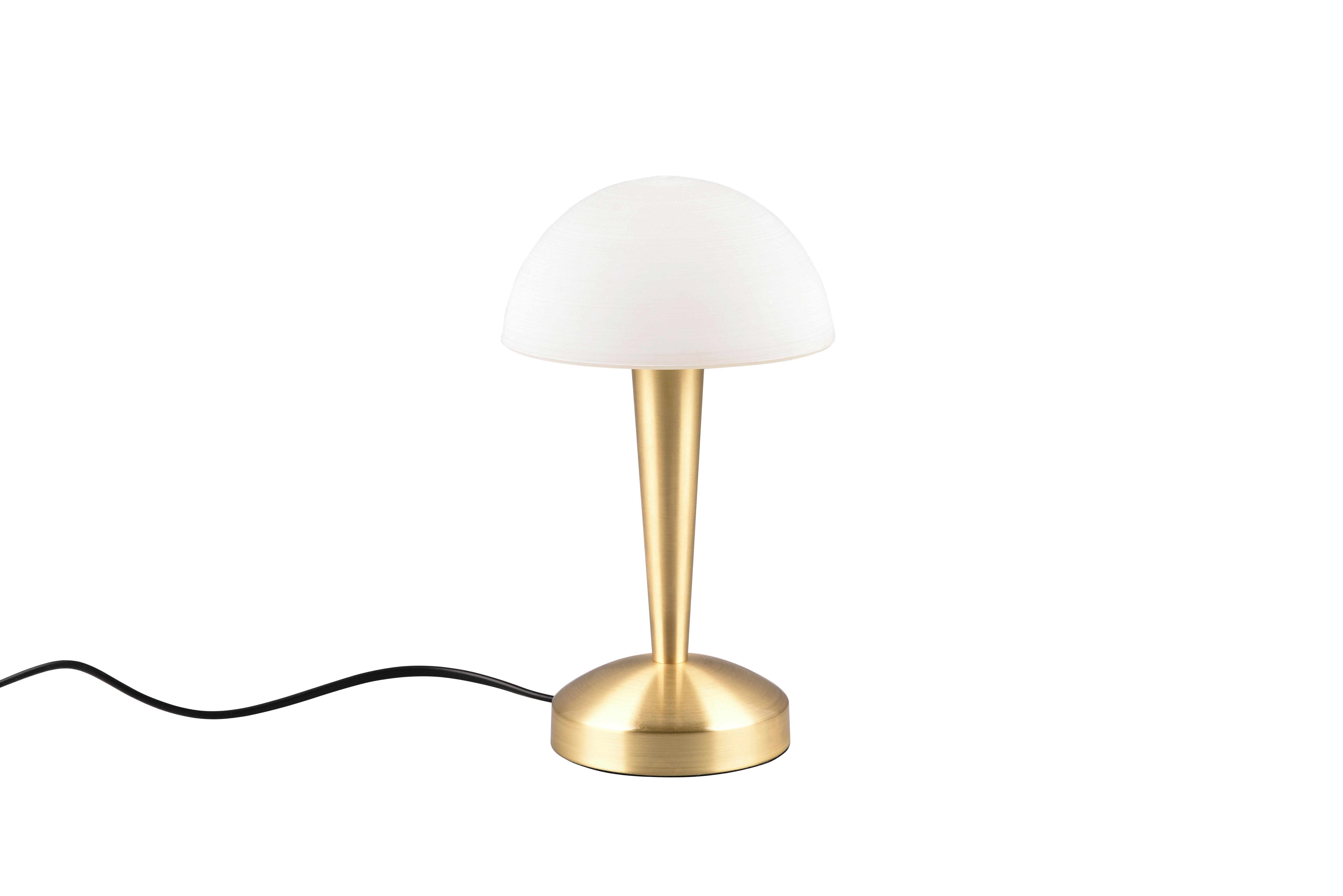 Tischleuchte R59561108 Canaria - Messingfarben/Weiß, Basics, Glas/Metall (15/26,5cm)