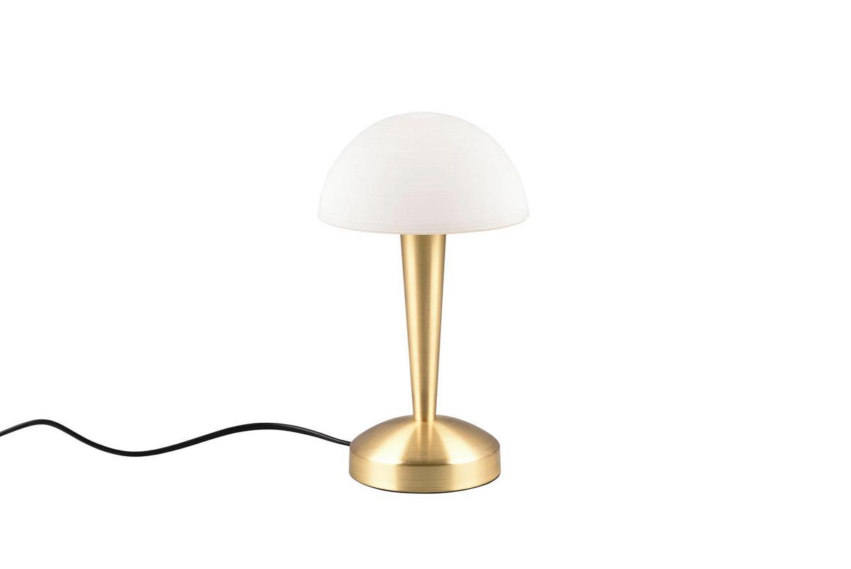 Tischleuchte R59561108 Canaria - Messingfarben/Weiß, Basics, Glas/Metall (15/26,5cm)