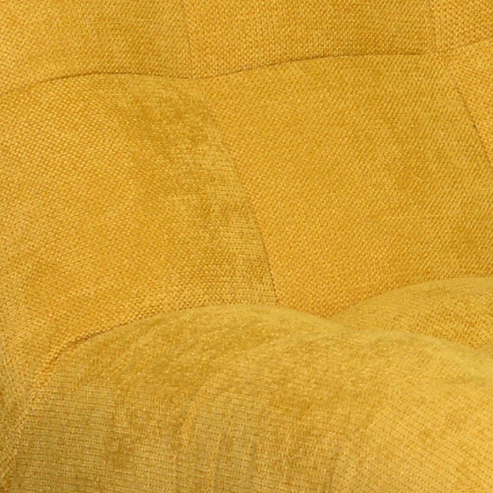 Relaxačné ležadlo Isabella, tmavožlté, tmavožltá, 68 cm, 88 cm, 164 cm