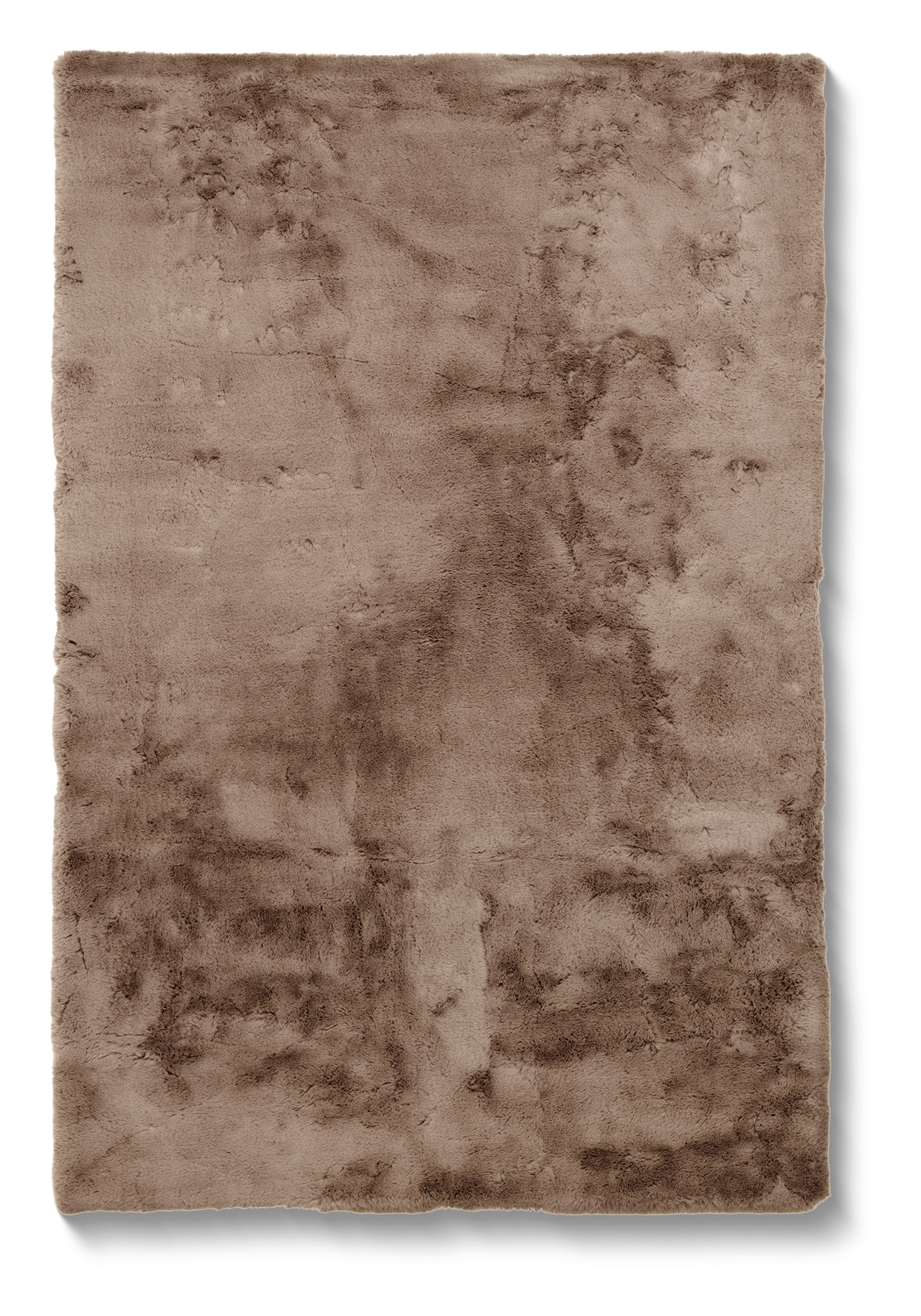 Fellteppich Gizmo - Braun, MODERN, Textil (100/150cm) - Luca Bessoni