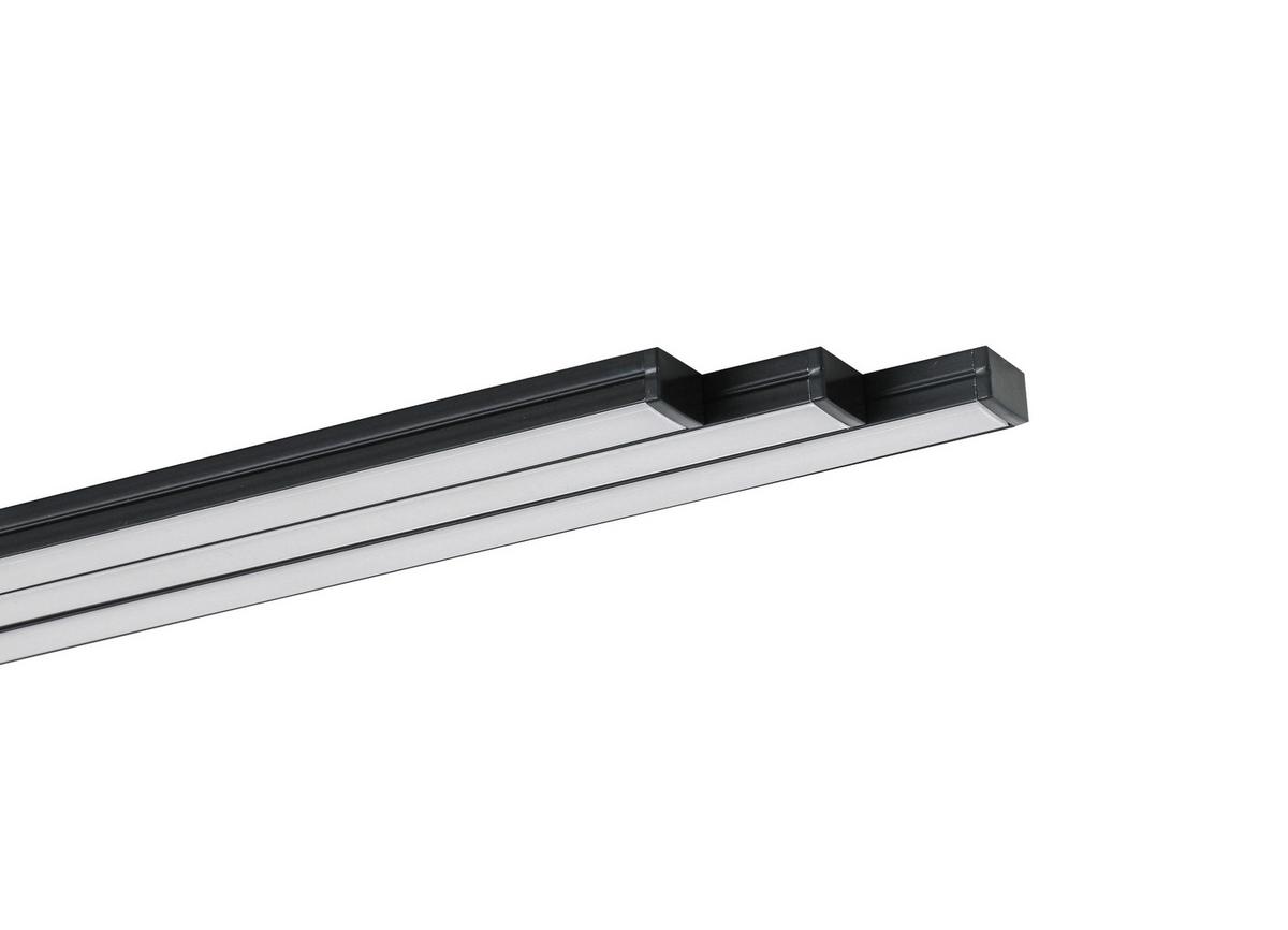 LED SVĚTELNÝ BOX NUMIK - černá, Moderní, plast (50/75/1,3/0,7cm) - Mömax