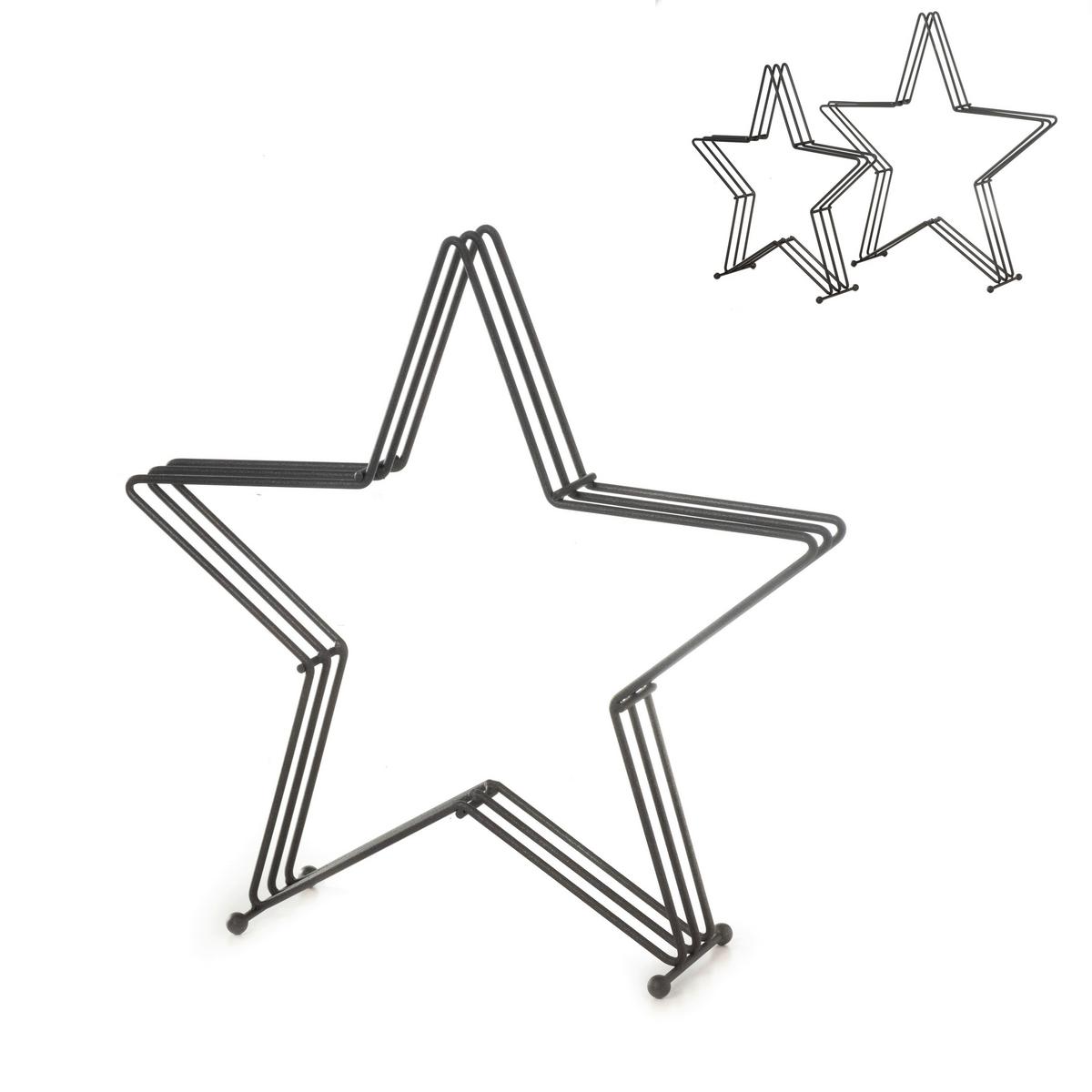 Dekostern Tom - Anthrazit, Basics, Metall (50/6/48cm)