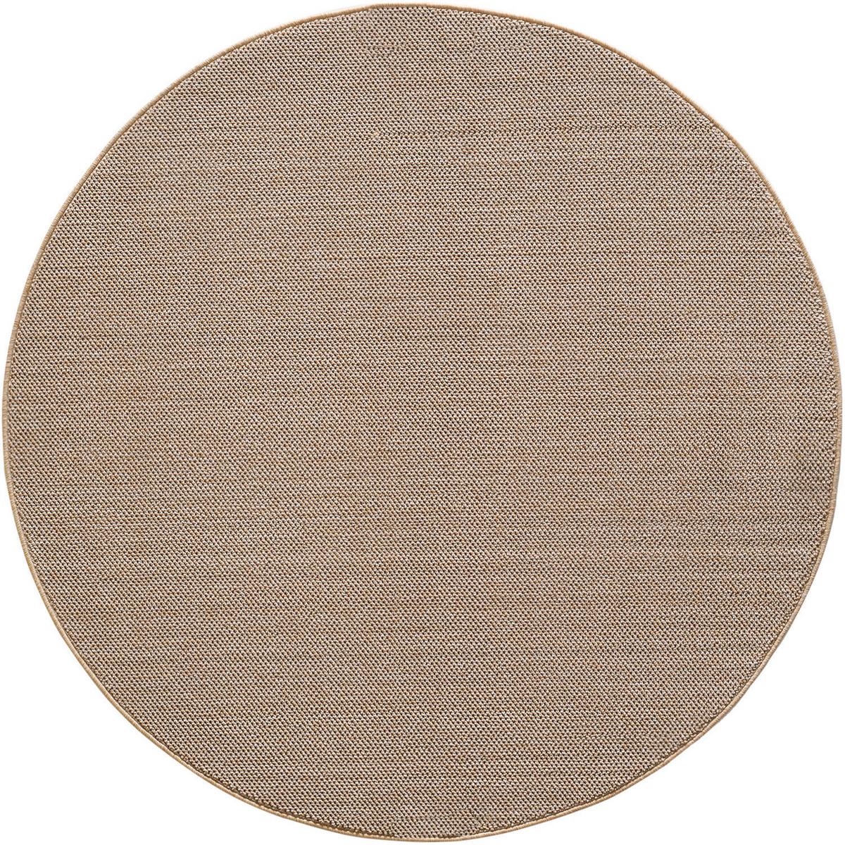 Webteppich Loom 120 X 120 4300 Beige - Beige, Basics, Textil (120cm) - Novel