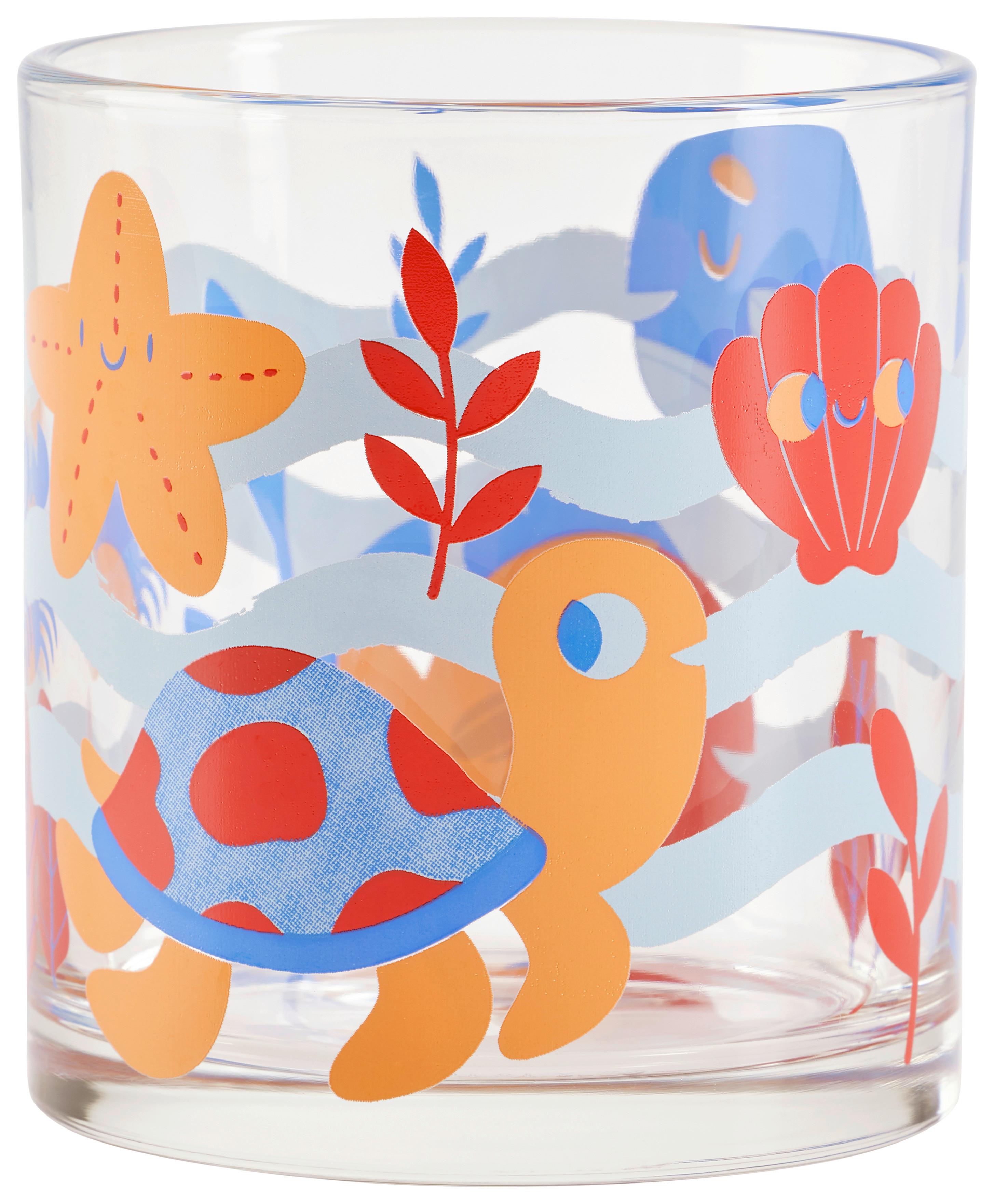 Trinkglas Nisa - Multicolor, Design, Glas (250ml) - BUNINO