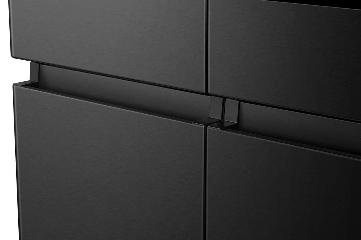 Multi-door Rq760n4ife Schwarz - Schwarz, Basics, Metall (91,4/178,5/72,5cm) - Hisense