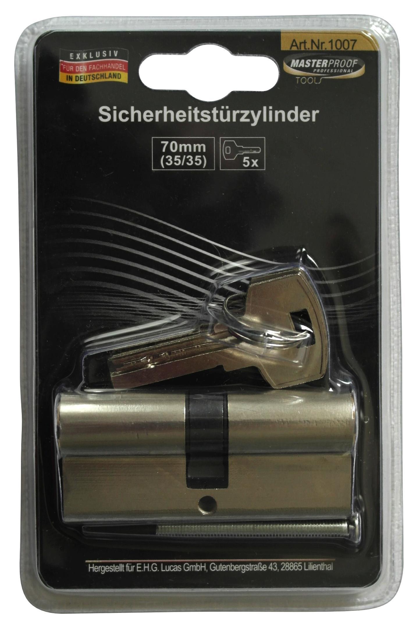 Türzylinder AFONSO mit 5 Schlüsseln