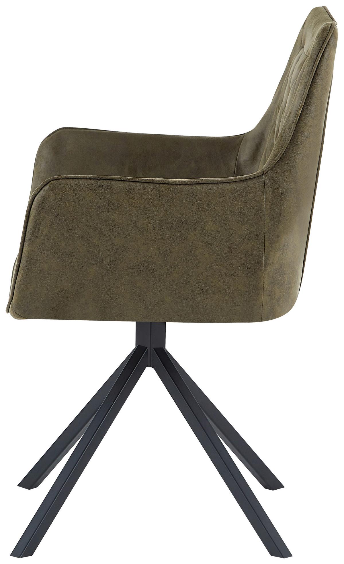 Armlehnstuhl Aeron Grün B: 62 cm - Design (62/89/59.5cm) - Kayoom