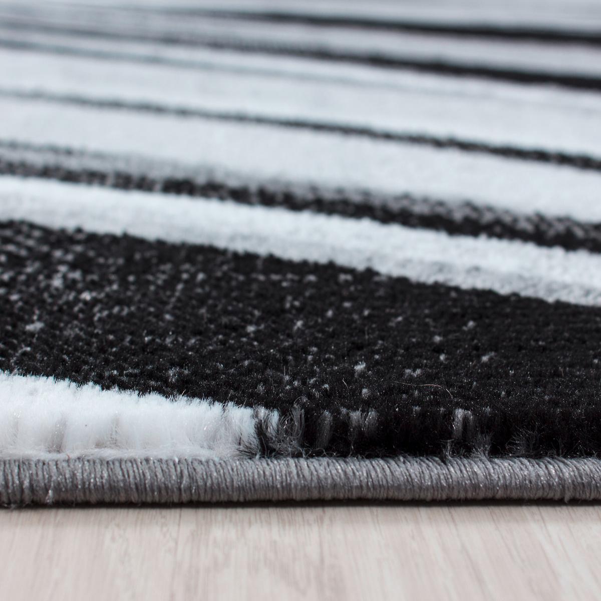 Flachwebteppich Parma - Schwarz, Design, Textil (280/370cm) - Novel
