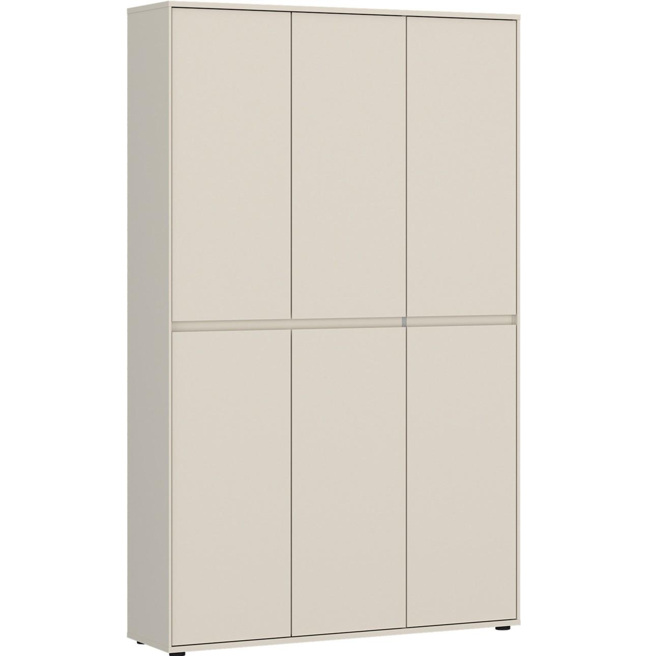 Garderobenschrank Zapato Kaschmir B: 111,5cm - Kaschmir, Design, Holzwerkstoff (111,5/185,9/35,3cm) - Livetastic