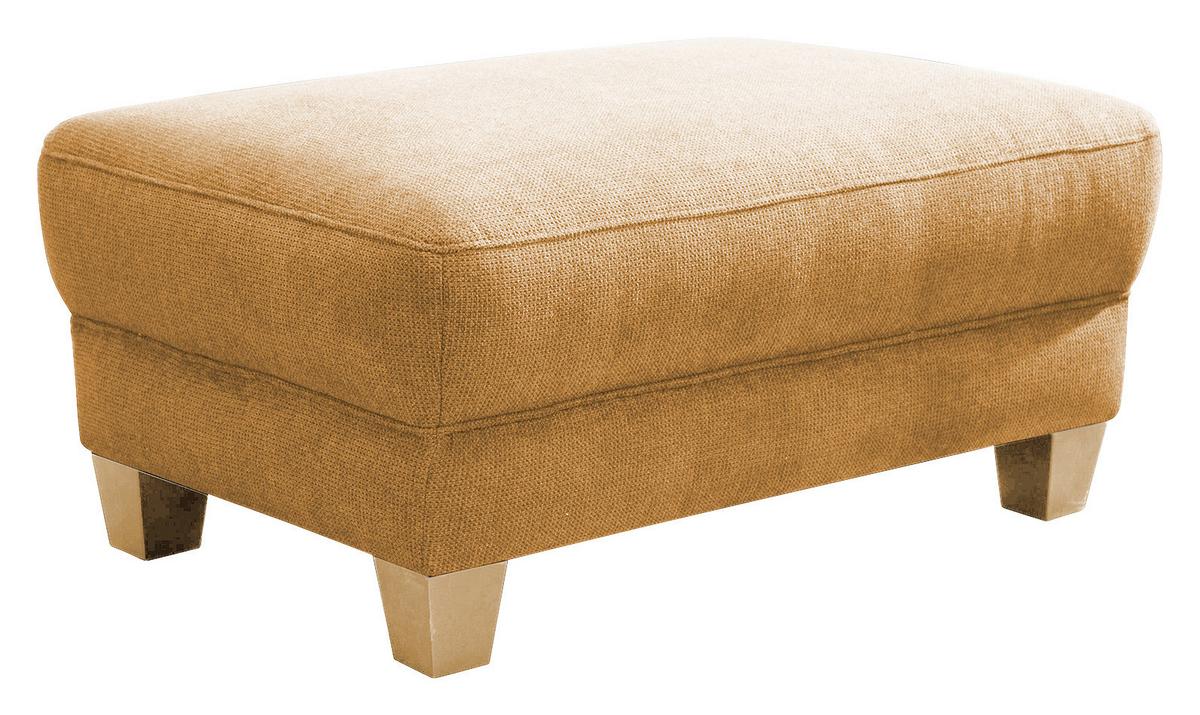 Hocker Gotland senfgelb, 101x45x66 cm - Senfgelb/Naturfarben, KONVENTIONELL, Textil (101/45/66cm) - Sit & More