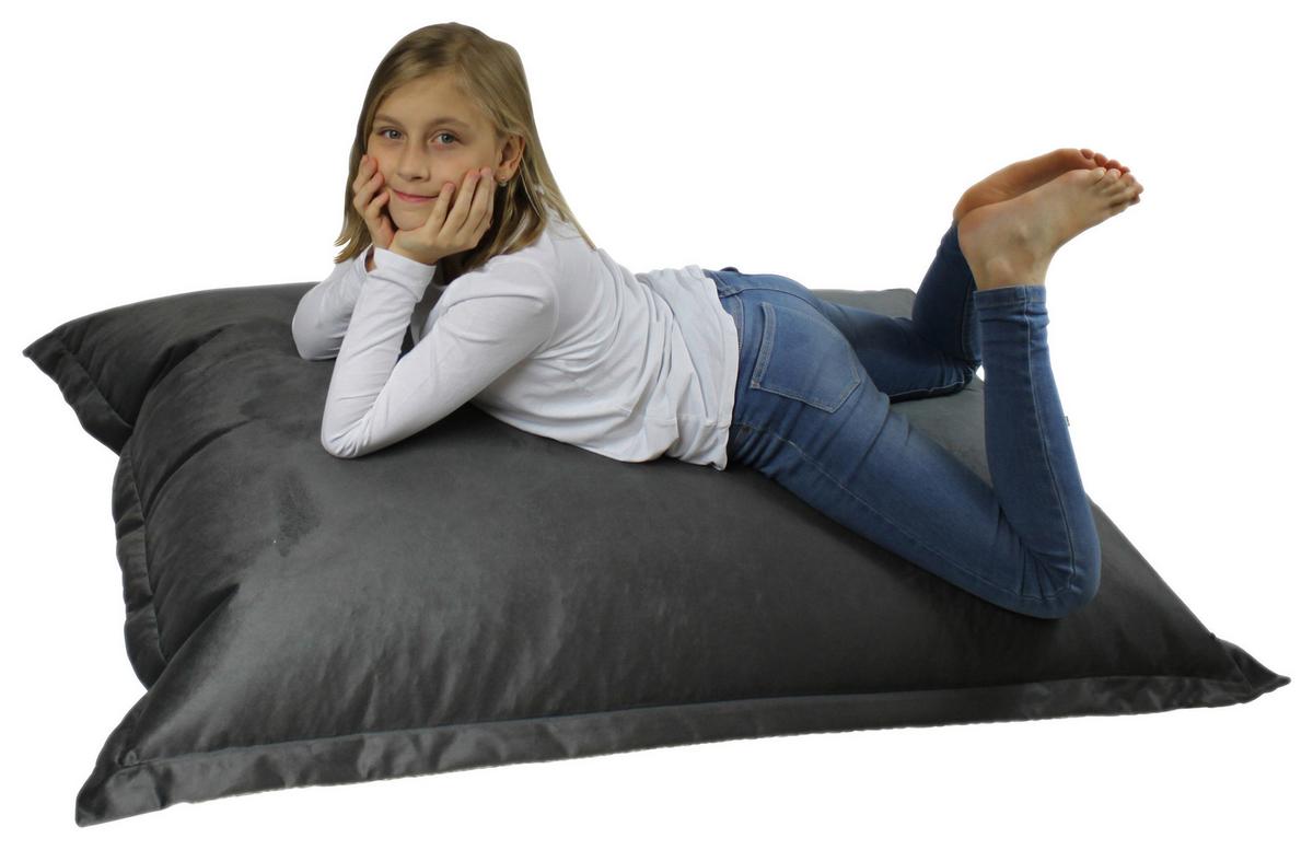 Sedací vak B52 šedá - šedá, Design, textil (140/100/30cm)