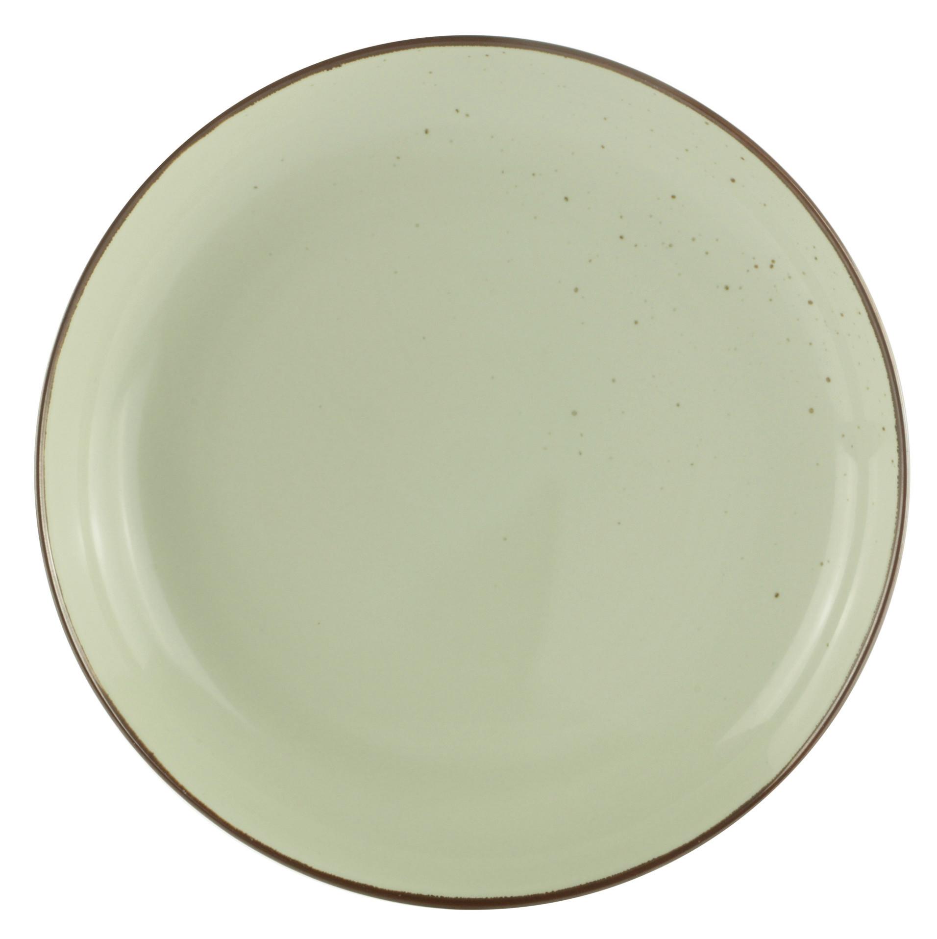 Mělký Talíř Capri - krémová, Moderní, keramika (27/3,7cm) - Premium Living