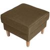 Hocker Lorris - Sandfarben/Buchefarben, Design, Textil (53/45/53cm) - Max Winzer
