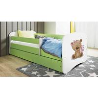 Kinder-/Juniorbett Babydreams inkl. Matratze 80x160 - Birkefarben/Weiß, MODERN, Holz/Holzwerkstoff (80/160cm) - MID.YOU