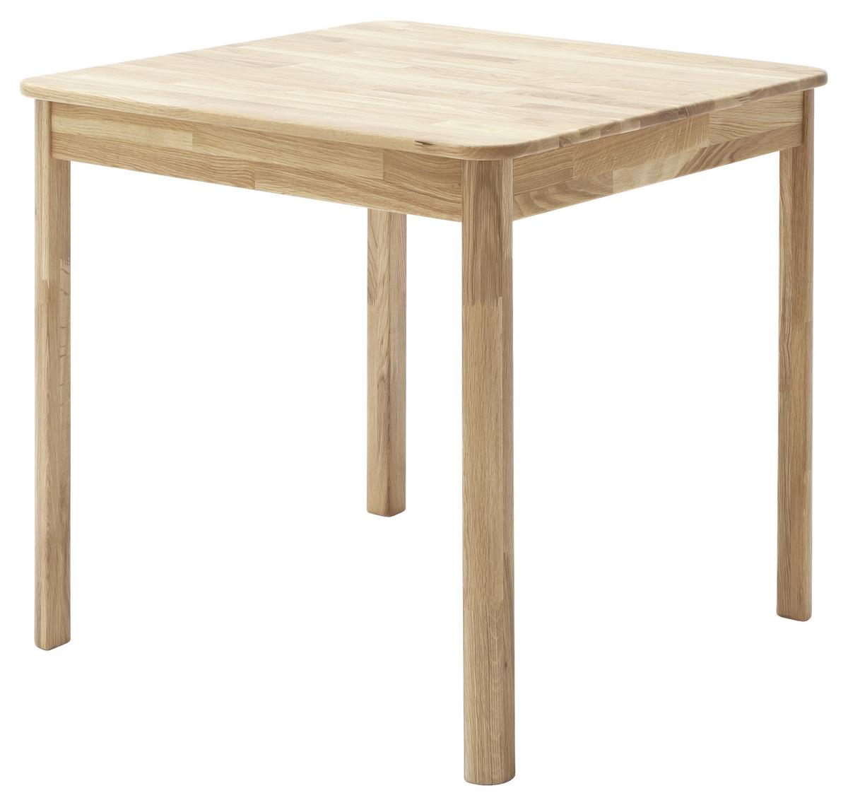 Esstisch Oskar - Wildeiche, KONVENTIONELL, Holz (80/80/76cm) - MID.YOU