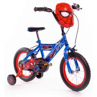 Kinderfahrrad mit Stützrädern Huffy Spider-Man 14 Zoll - Blau, Basics, Metall (53,3/96,5/73,7cm)