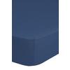 Spannleintuch Easy Care Dunkelblau 90x220 cm Baumwolle - Dunkelblau, Basics, Textil (90/220cm) - MID.YOU