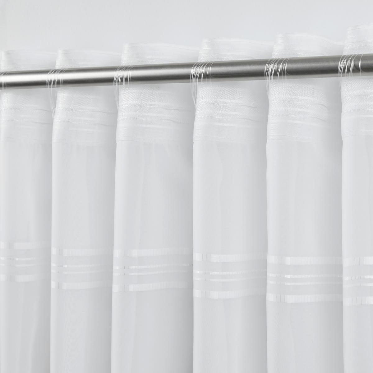 HOTOVÝ ZÁVĚS Louis, 140/245 cm - bílá, Konvenční, textil (140/245cm) - Modern Living