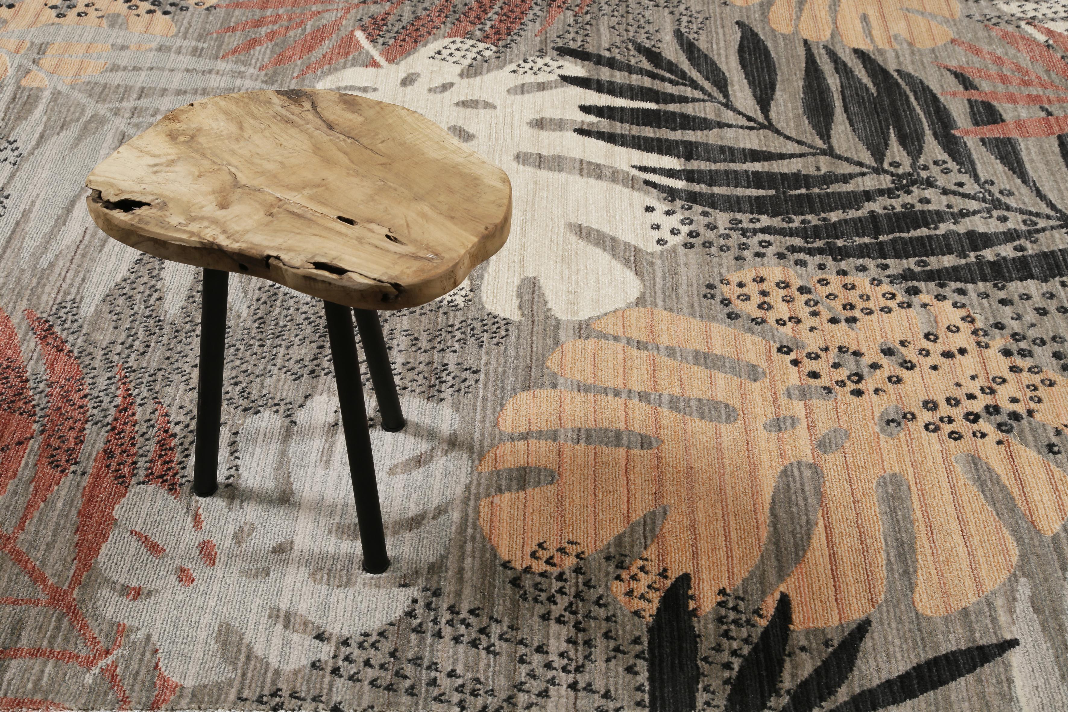Webteppich Florence Grau/rot/beige 200x290 Cm - Beige/Rot, KONVENTIONELL, Textil (200/290cm) - Esprit