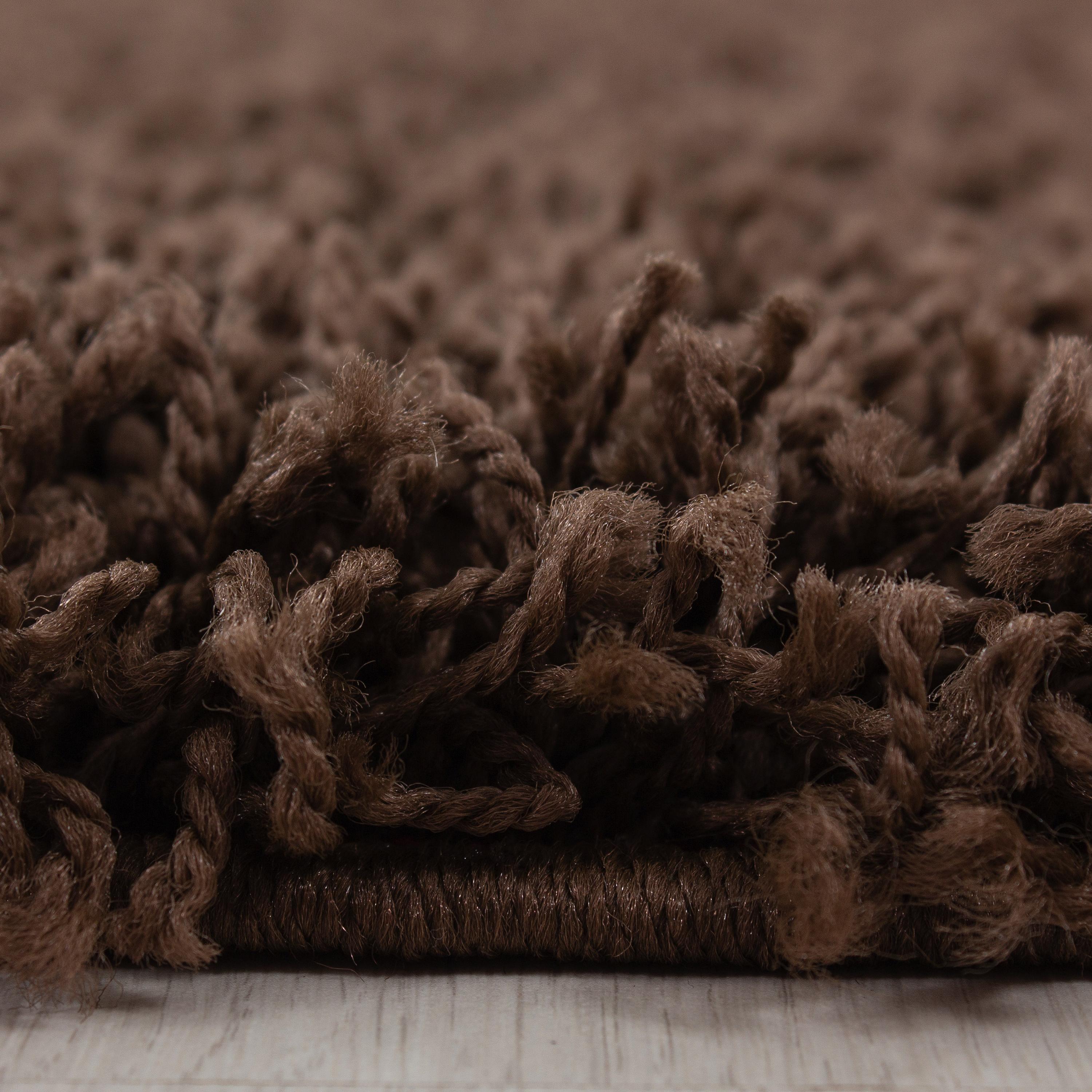 Hochflorteppich Life Brown